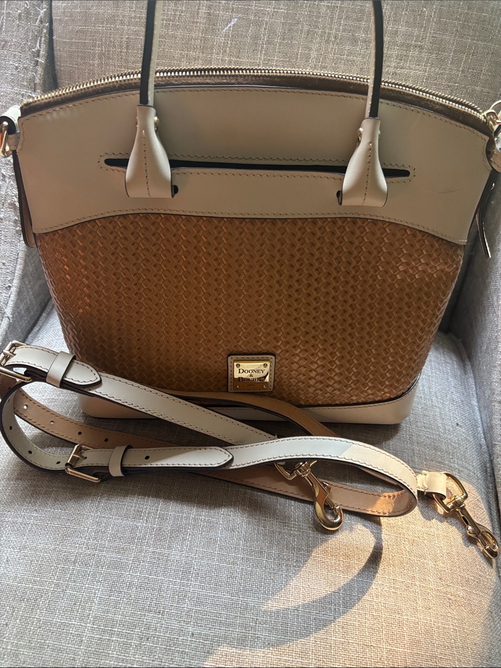 Dooney & Bourke Beacon Textured leather dome multi way bag - Picture 11 of 15